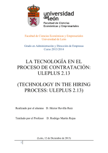Uleplus 2.13: La tecnología en los recursos humanos