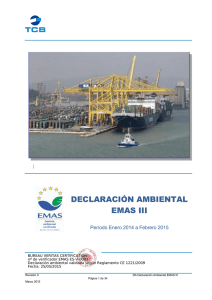 Declaración Ambiental EMAS III