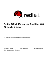 Suite BPM JBoss de Red Hat 6.0 Guía de inicio