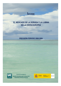 Mercado de la Dorada y la Lubina en la UE Period 2006-2009