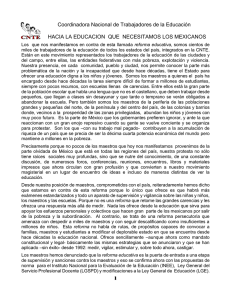 Propuesta educativa-CNTE entregada a SEGOB 1mayo2013