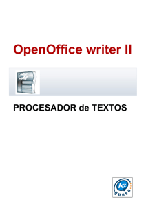 OpenOffice writer II - Portal de Centros de Internet de BILIB