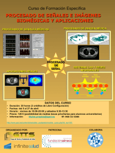 procesado de señales e imágenes biomédicas y aplicaciones