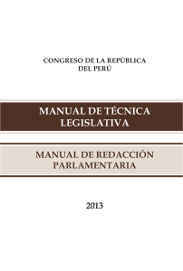 manual de técnica legislativa