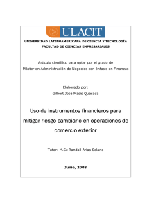 Artículo Científico - ULACIT - Gilbert José Masís