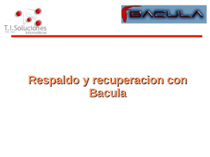 Respaldo y recuperacion con Bacula