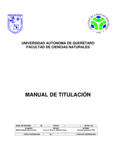 manual de titulación - Universidad Autónoma de Querétaro