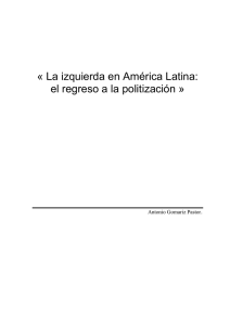 La izquierda en América Latina: el regreso a la