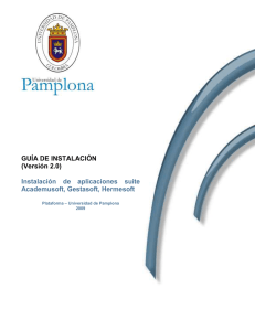 GUÍA DE INSTALACIÓN - Universidad de Pamplona