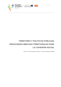 territorio y políticas públicas