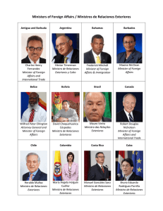 Ministers of Foreign Affairs