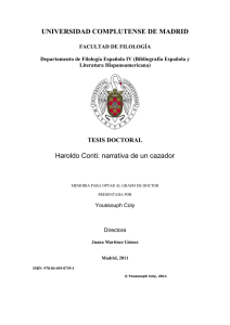 UNIVERSIDAD COMPLUTENSE DE MADRID Haroldo Conti