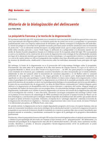 Historia de la biologización del delincuente