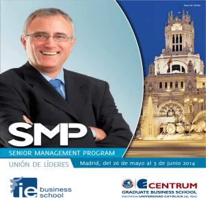 senior management program - CENTRUM Católica