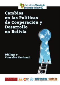 Informe sobre los Cambios en las Políticas de Cooperación y