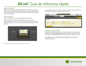 JDLink™ Guía de referencia rápida