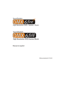 Sistema de sonido DMX 6fire \(español\)