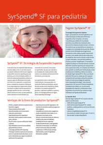 SyrSpend® SF para pediatría