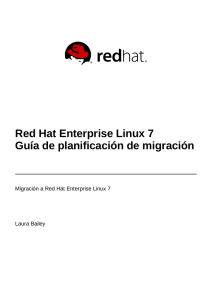 Red Hat Enterprise Linux 7 Guía de planificación de migración