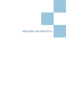 Memoria informativa - Junta de Andalucía