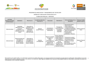 Agenda de Innovación Tecnológica del Estado de Veracruz