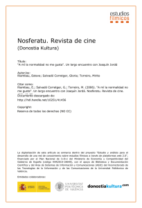 Nosferatu. Revista de cine