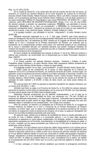 A. y S. t. 234 p. 22-30 - Poder Judicial de la Provincia de Santa Fe