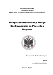 Terapia Antirretroviral y Riesgo Cardiovascular en Pacientes Mayores
