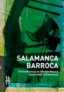 salamanca barroca - Centro Nacional de Difusión Musical