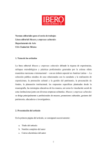 Normas editoriales - Universidad Iberoamericana