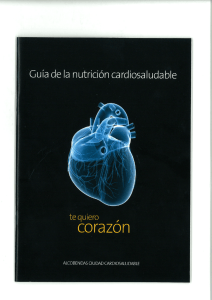 Guía de la nutrición cardiosaludable