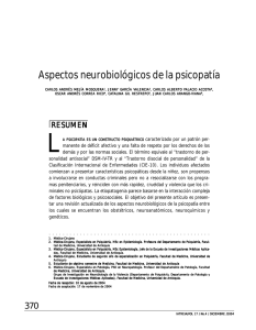 NEUROBIOLOGICAL ASPECTS OF PSYCHOPATHY