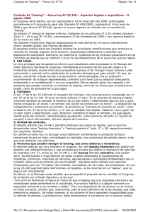 Página 1 de 11 Contrato de "leasing" – Nueva ley Nº 25 08/08/2005