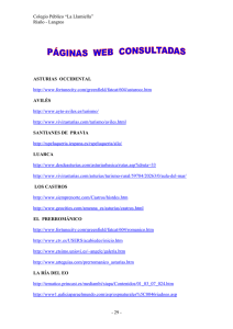 páginas web encontradas