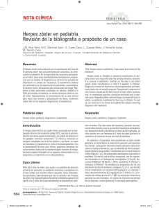 564NOT CLIN HERPES.indd - Acta Pediátrica Española