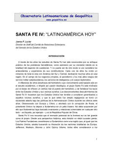 santa fe iv - Observatorio Latinoamericano de Geopolítica
