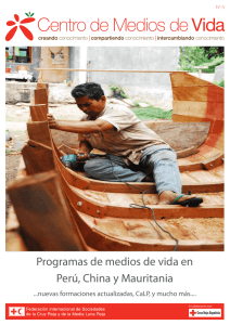Programas de medios de vida en Perú, China y Mauritania
