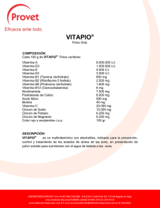 vitapio - Laboratorios Provet