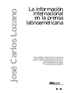 La información internacional en la prensa latinoamericana