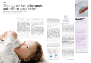 Eficacia de los biberones anticólico para bebés