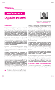 Seguridad Industrial - Revistas Bolivianas