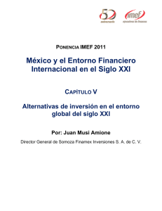 México y el Entorno Financiero Internacional en el Siglo XXI