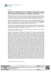 EGP/isr/jrh Resolución de 10 de diciembre de 2012, de la