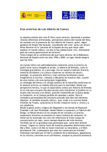 Ecos artúricos de Luis Alberto de Cuenca
