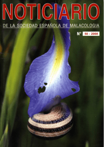 Noticiario 50 - Sociedad Española de Malacología