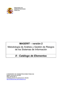 II - Catálogo de Elementos - Secretaría de Estado de