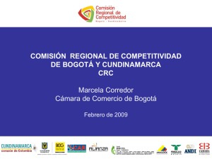 comision regional de competitividad de bogota y cundinamarca crc