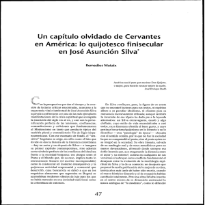 Un capítulo olvidado de Cervantes en América: lo