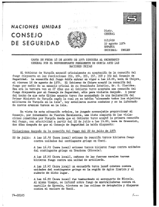 Distr. GENERAL s/1145g 19 agosto 1974 ESPAÑOL ORIGINAL