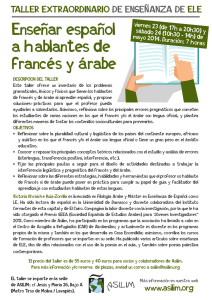 Enseñar español a hablantes de francés y árabe
